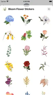bloom flower stickers iphone screenshot 3