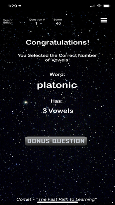 Senior - Comet Spelling Games screenshot 4