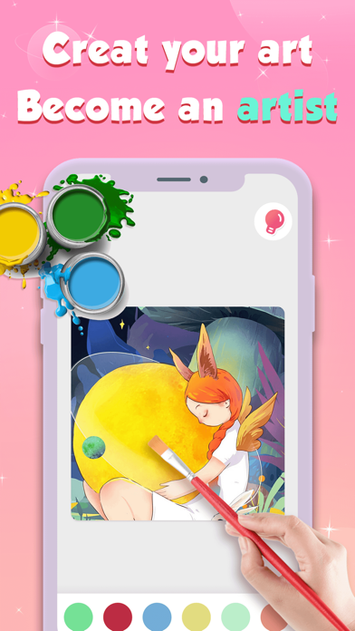 Painting Book -Color by Number Screenshot