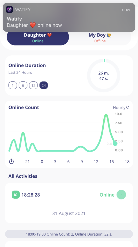 #4. Watify: Parental Online Track (iOS) 作者: Kodnet Mobile LTD