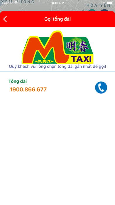 Taxi Minh Xuân Screenshot