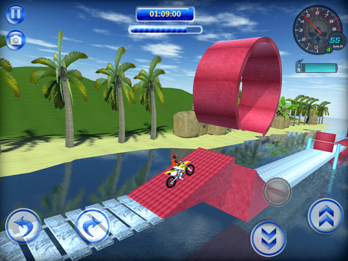Wipeout Bike Stunts 3D