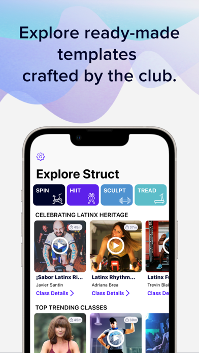 Struct Club Fitness & Workouts Screenshot