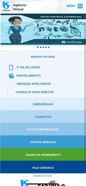 Sabesp Mobile na App Store