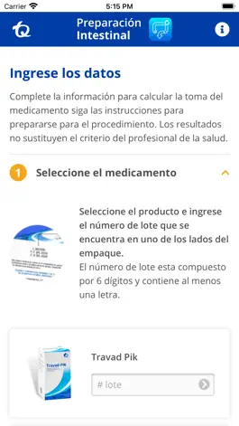 Game screenshot Preparación Intestinal apk