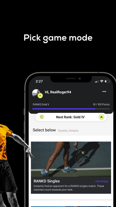 RANKD - National Tennis League Screenshot