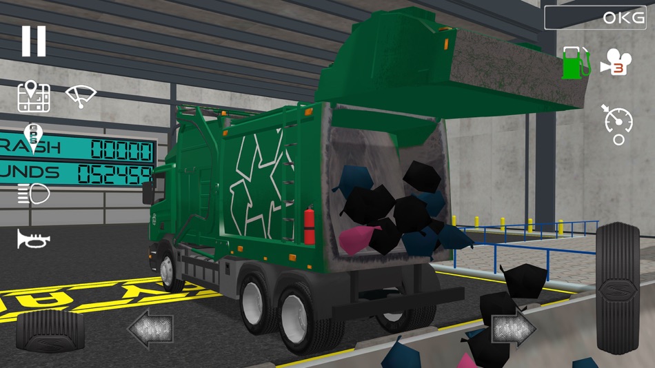 #6. Trash Truck Simulator (iOS) Podle: SkisoSoft