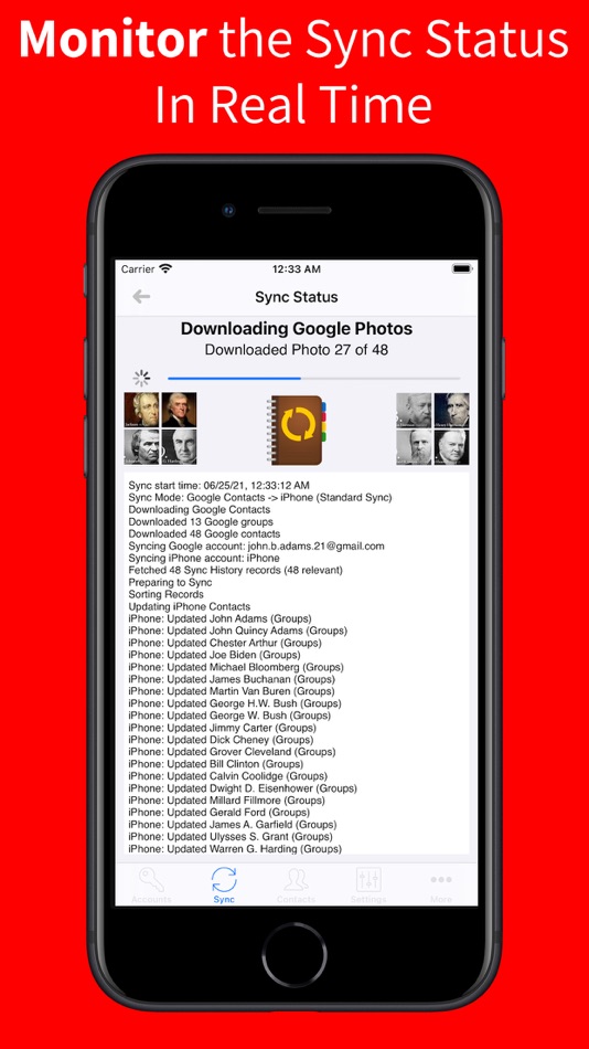 #4. Contacts Sync Pro (iOS) Podle: Playa Apps