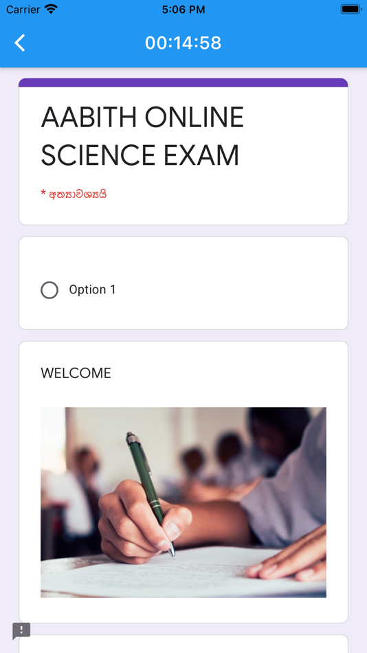 #7. G - Form Quiz Timer (iOS) By: Faslu Rajan