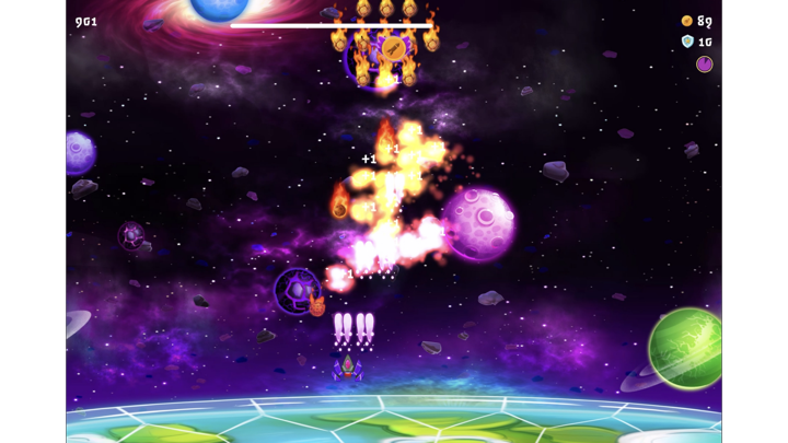 Screenshot #2 pour Tireur de l'espace: MeteoBlitz