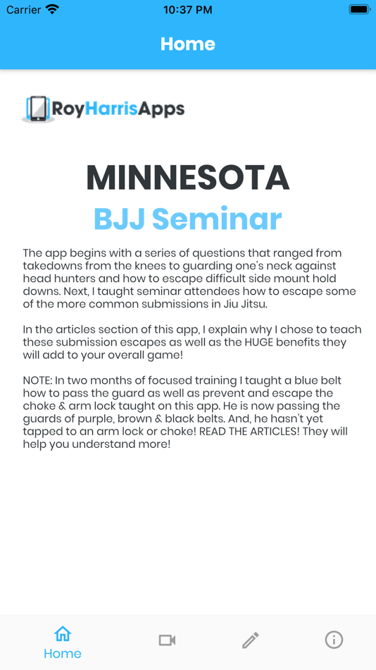 Minnesota BJJ Seminar - 2.1 - (iOS)