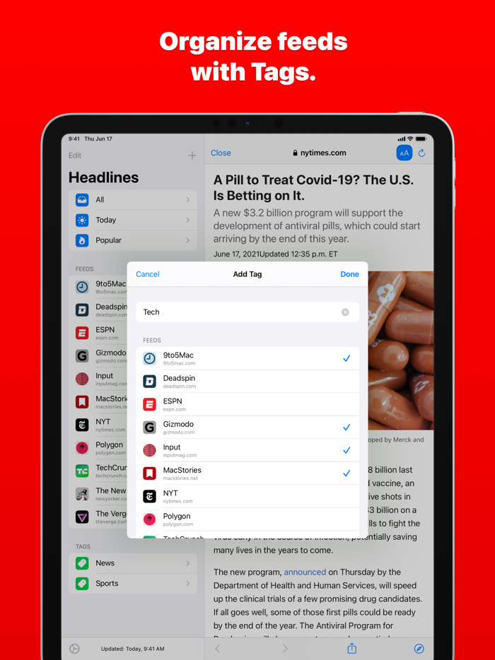 Headlines - News and Widgets
