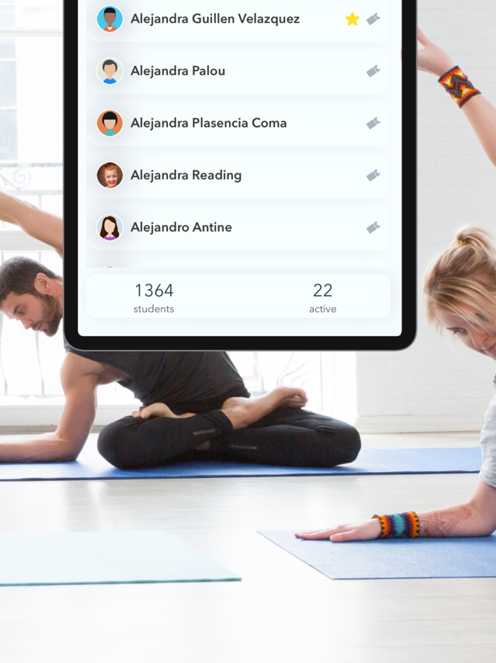 Open Manager. Yoga and Gym