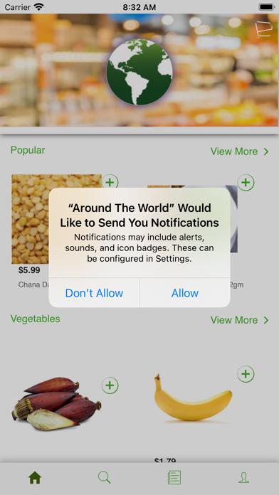 Around The World Market Screenshot