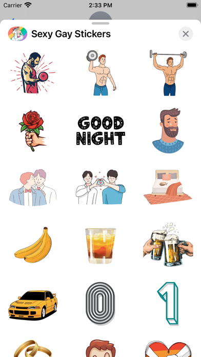 Sexy Gay Stickers Screenshot