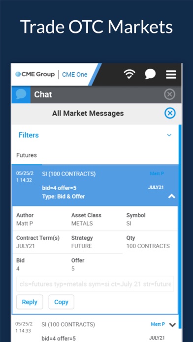 CME Direct Mobile Screenshot