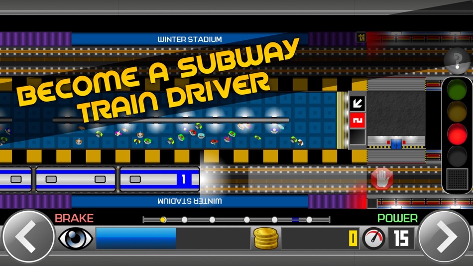 #1. Subway Simulator 2D (iOS) 由: Daniel Viktorin