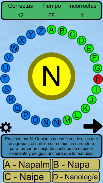 La Rueda de Letras Screenshot