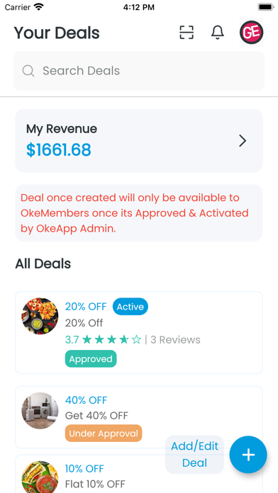OkeApp Screenshot