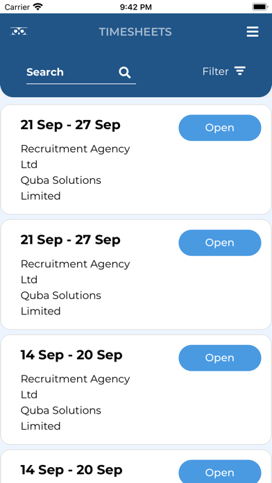 Screenshot #2 pour Your Supply Agency E Timesheet