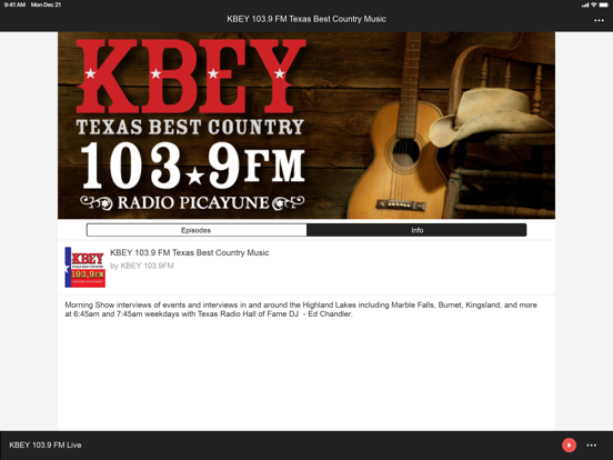 Screenshot #5 pour KBEY 103.9FM Live Stream