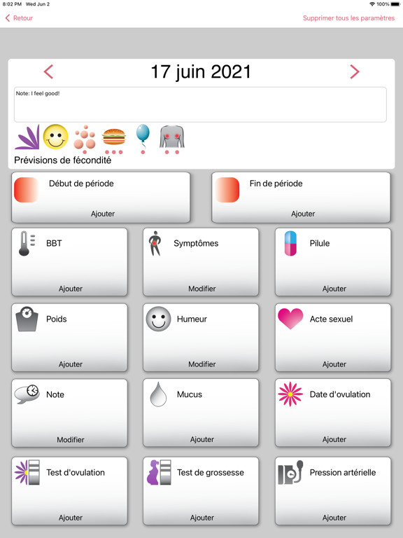 Screenshot #6 pour WomanLog Pro Calendrier