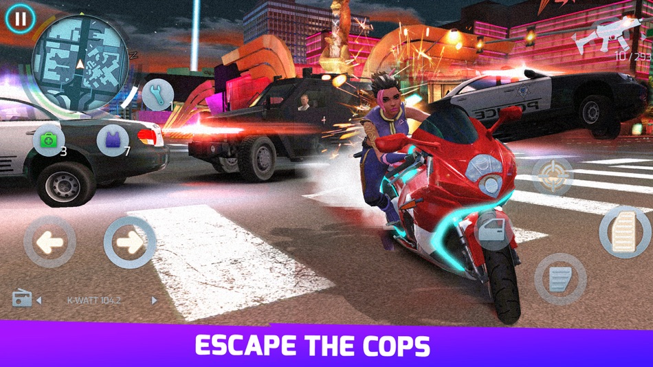 #7. Gangstar Vegas - Mafia action (iOS) 来自: Gameloft