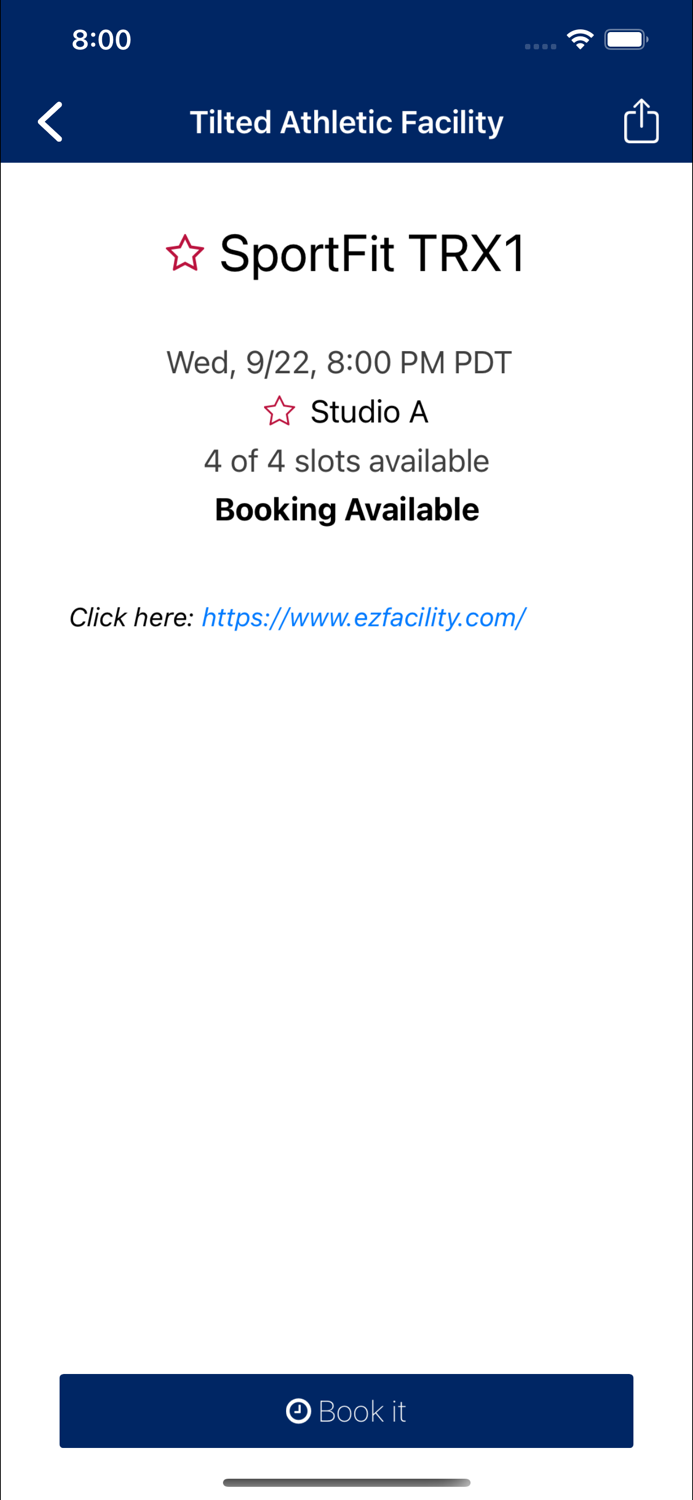 Tilted Athletic Facility