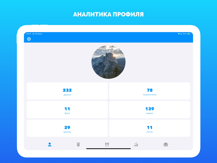 Гости из ВКонтакте -Статистика