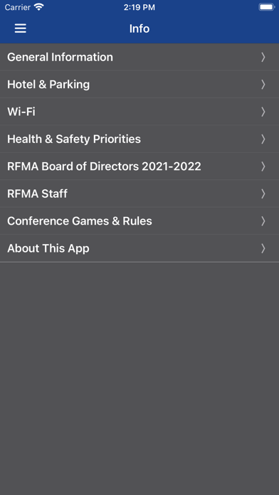RFMA Annual Conference Screenshot