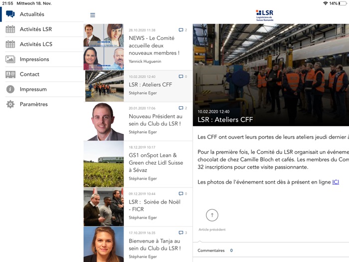 LSR Logisticiens SuisseRomande