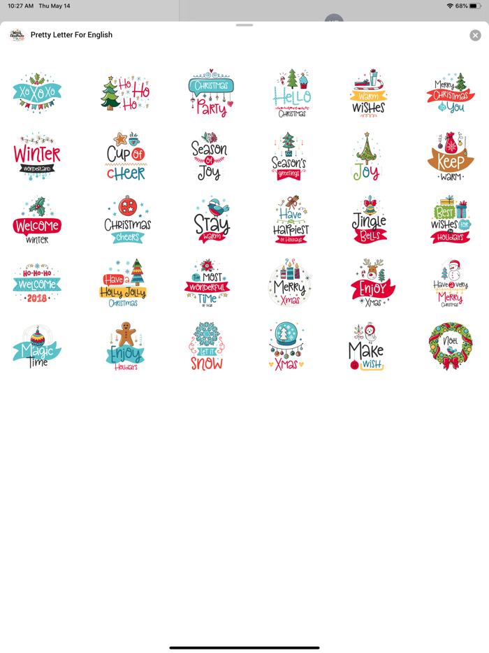 Pretty Letters for English