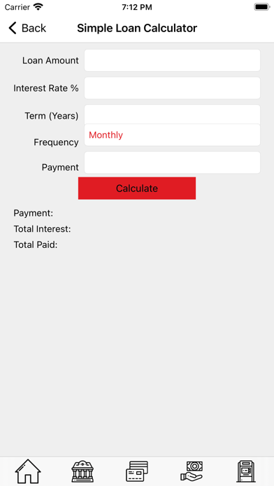Carolina Federal Credit Union Screenshot