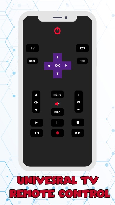 Universal TVs Remote Control Screenshot