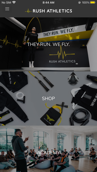RUSH ATHLETICS Screenshot