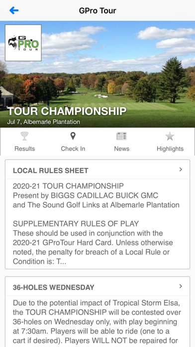 GPro Tour Screenshot