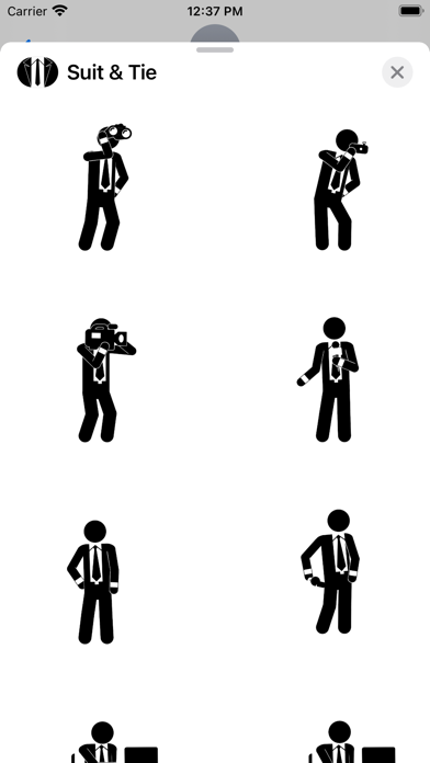 Suit & Tie Animated Emotes Screenshot