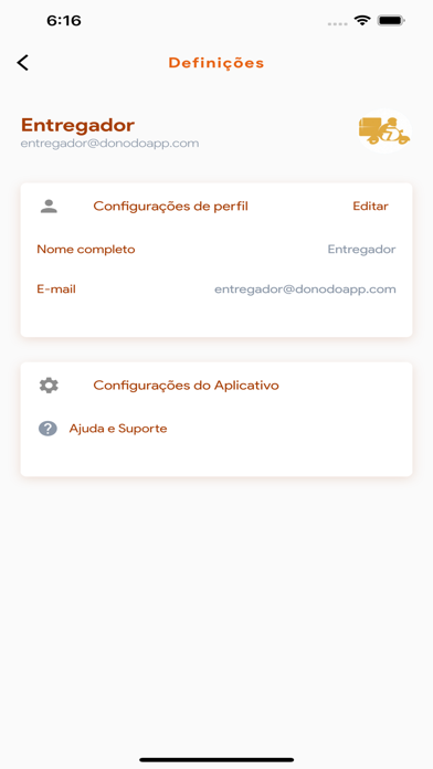 Bigg Delivery Entregador Screenshot