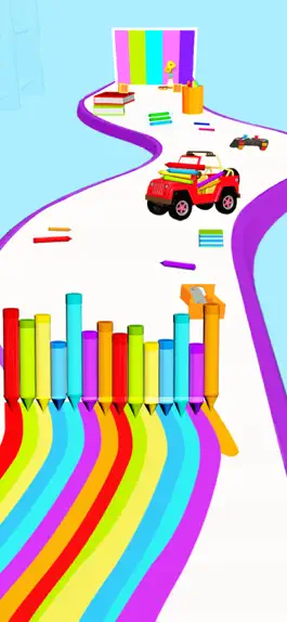 Game screenshot Pencil Color Run: Pen Rush 3d apk