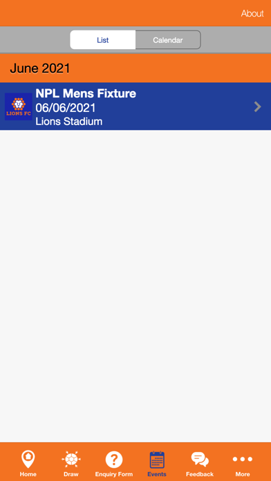 Lions FC Screenshot