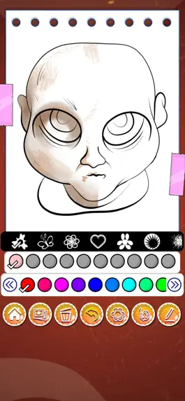 Game screenshot Scary Baby Drawing Art mod apk