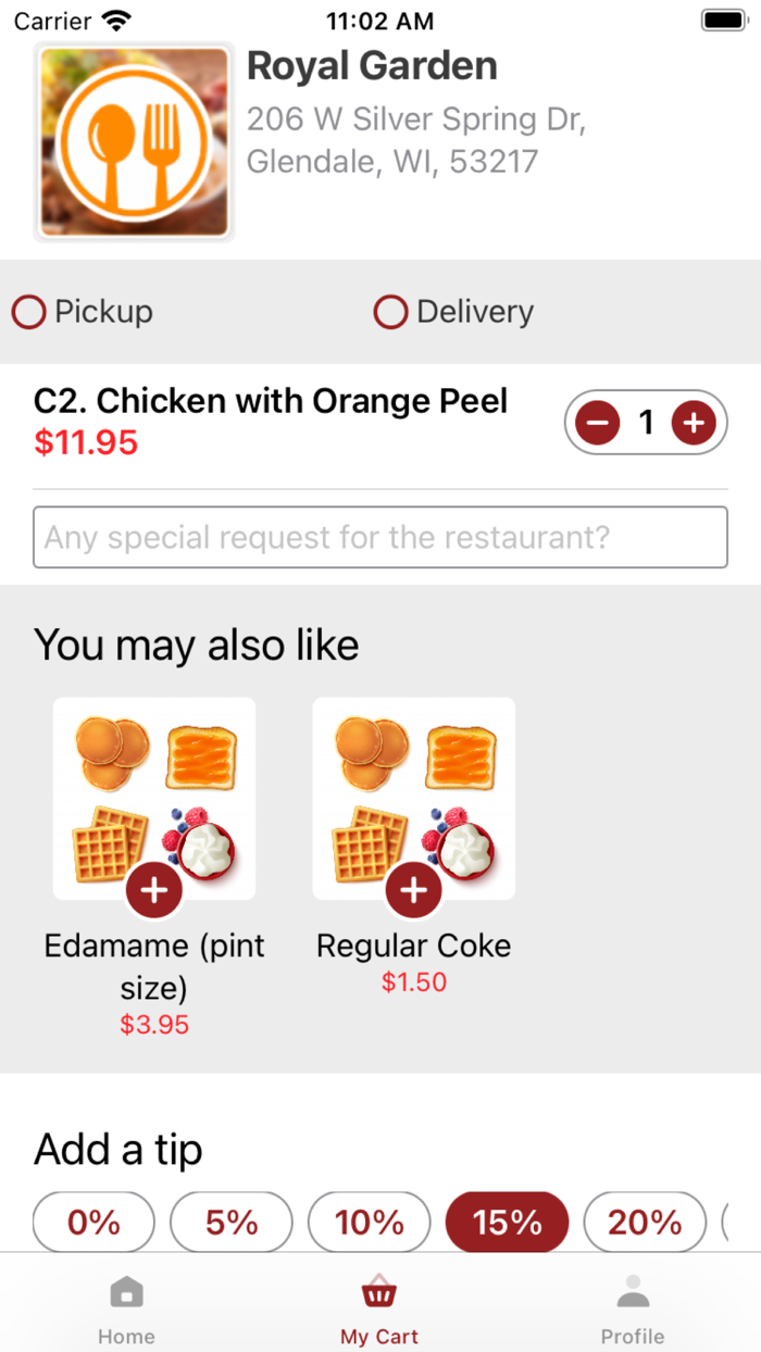 Royal Garden - Restaurant