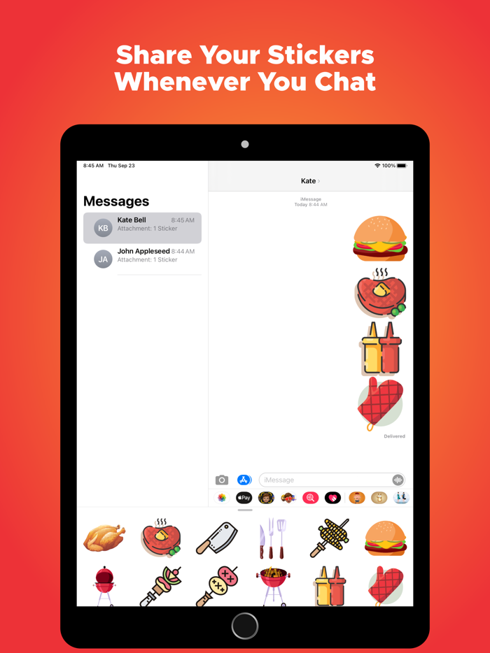 Barbecue BBQ Stickers