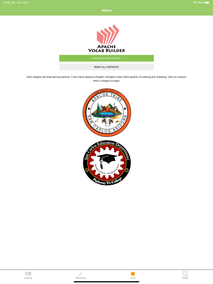 SanCarlos Apache Vocab Builder