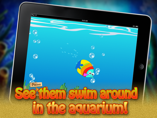 Color the Fish iPad screenshot 4 - Entertainment app