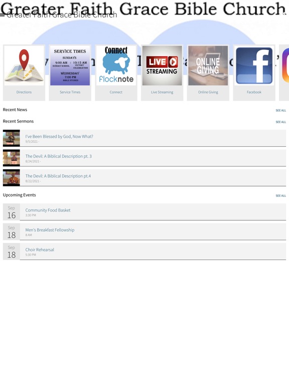 Screenshot #4 pour Greater Faith Grace Bible