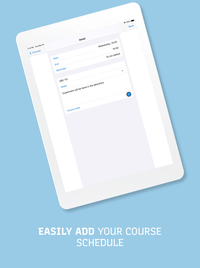 Class Hours - Timetable