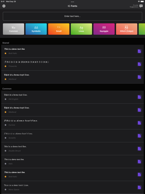Screenshot #6 pour IG Fonts: Fonts for Instagram