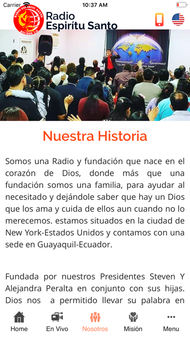 Radio Espiritu Santo Screenshot