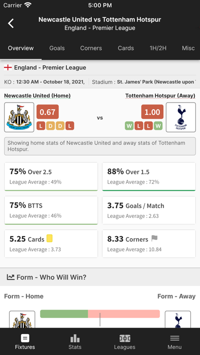 FootyStats - サッカー統計のおすすめ画像2